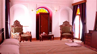 اتاق دو تخته هتل باغ مرشد یزد اتاق دو تخته هتل باغ مرشد یزد